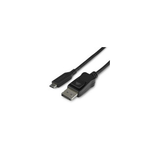 StarTech.com CDP2DP141MB adaptador de cable de vÍ­deo 1 m DisplayPort USB Tipo C Negro