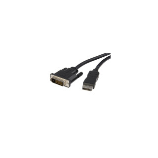 StarTech.com Cable de 3m Adaptador de VÍ­deo DisplayPort a DVI Macho a Macho - Conversor Externo 1920x1200 Negro