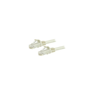 StarTech.com Cable de Red Ethernet Cat6 Sin Enganche de 5m Blanco - Cable Patch Snagless RJ45 UTP - N6PATC5MWH