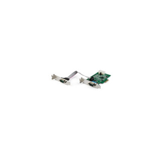 StarTech.com Tarjeta PCIe Serie de 2 Puertos RS232 con UART 16950
