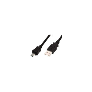 ASSMANN Electronic Cable usb 2.0 tipo-a macho a mini usb b macho 1.8m negro