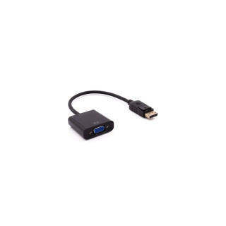 Nilox Adaptador DisplayPort a VGA (D-Sub) 0,15 m Negro