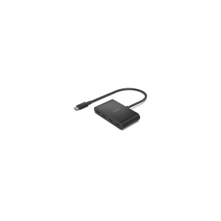 Belkin AVC018BTBK hub de interfaz USB Tipo C 10000 Mbit/s Negro