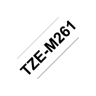 Brother TZE-M261 cinta para impresora de etiquetas Negro sobre blanco