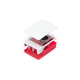 Raspberry Pi SC1159 accesorio para placa de desarrollo Disipador térmico Rojo, Blanco