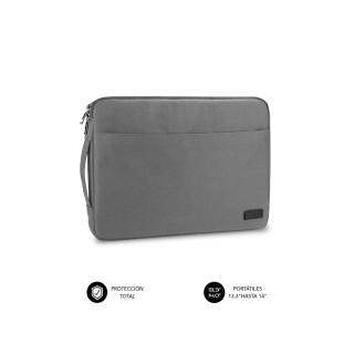 Funda subblim urban laptop sleeve para portatiles hasta 14p gris SUB-LS-0PS0002