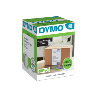 Dymo S0904980 LW Etiquetas de envio extragrandes 10.4 x 15.9mm blanco