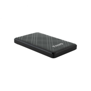 TooQ Caja Externa para Discos de 2,5â€ HDD/SSD, Negro
