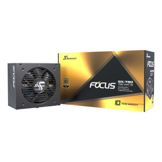 Seasonic Focus GX unidad de fuente de alimentación 750 W 20+4 pin ATX ATX Negro