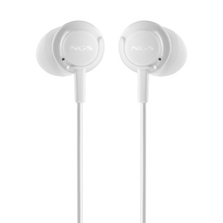 NGS CROSS STEP Auriculares Alámbrico Dentro de oído Llamadas/Música USB Tipo C Blanco