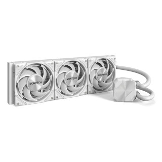 Montech HyperFlow Silent 360 Procesador Sistema de refrigeración líquida todo en uno 12 cm Blanco 1 pieza(s)