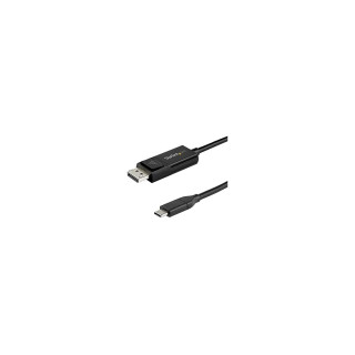StarTech.com 2m - Cable USB-C a DisplayPort 1.4 - Bidireccional negro
