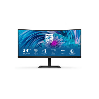 Philips E Line 346E2CUAE/00 pantalla para PC 86,4 cm (34") 3440 x 1440 Pixeles Wide Quad HD+ LCD Negro