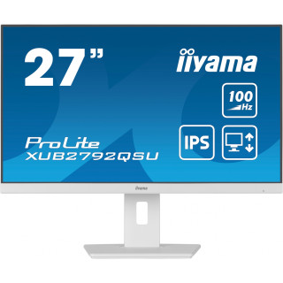 iiyama ProLite XUB2792QSU-W6 27" Wide Quad HD LED Blanco