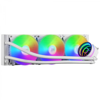 Mars Gaming ML-ONE360 Blanco Refrigeración LÍ­quida CPU TDP 550W 3 Ventiladores FRGB