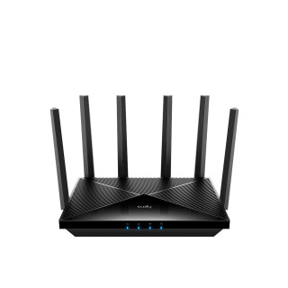Cudy WR11000 router inalámbrico 2.5 Gigabit Ethernet Tribanda (2.4 GHz / 5 GHz / 6 GHz) Negro