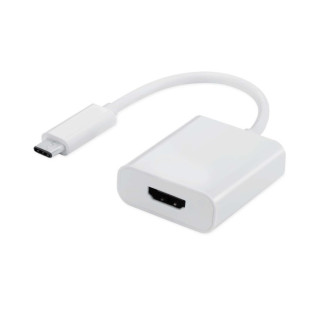 Cable Adaptador ewent usb tipo-c macho a hdmi hembra blanco EW-139501-001-N-P