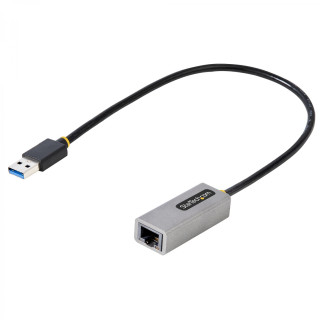 StarTech.com Adaptador USB a Ethernet, USB 3.0 a Ethernet Gigabit de 10/100/1000 para Portátiles, con Cable Incorporado…