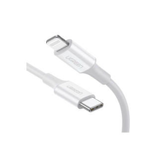 Ugreen 10493 cable de conector Lightning 1 m Blanco