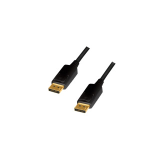 LogiLink CD0101 cable DisplayPort 2 m Negro