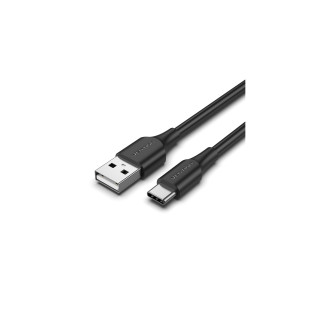 Vention Cable USB 2.0 3A CTHBD/ USB Tipo-C Macho - USB Macho/ 50cm/ Negro