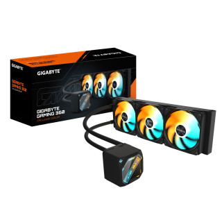 GIGABYTE GAMING 360 Refrigeración Líquida para CPU - 3x120 mm Ventiladores ARGB, Mecanismo de enclavamiento deslizante,…