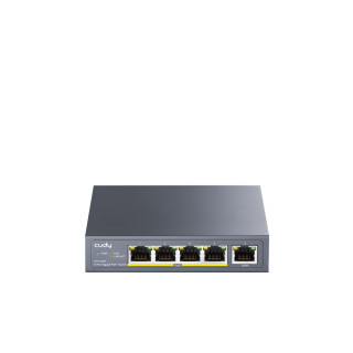 Cudy GS1005P switch Gigabit Ethernet (10/100/1000) Energía sobre Ethernet (PoE) Gris