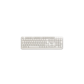TECLADO NGS MULTIMEDIA SPIKE USB BLANCO spike