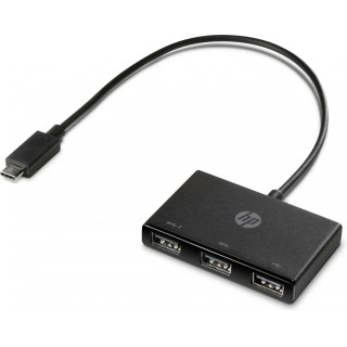 Hub HP Concentrador USB-C a USB-A Z6A00AA