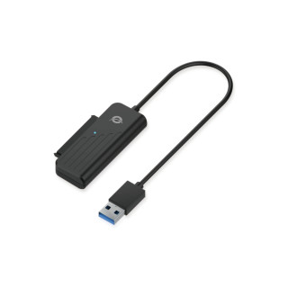 Conceptronic cambiador de género para cable USB A SATA Negro