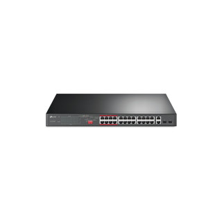 TP-LINK Switch fast Ethernet (10/100) EnergÍ­a sobre Ethernet (POE) 1U Gris