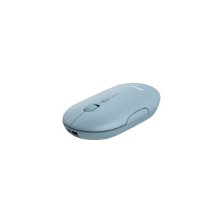 Ratón Trust Puck Ambidextro RF inalámbrica + Bluetooth 1600 DPI Azul