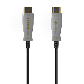 AISENS Cable HDMI V2.0 AOC Premium Alta Velocidad / Hec 4K@60Hz 4:4:4 18Gbps, A/M-A/M, Negro, 70m