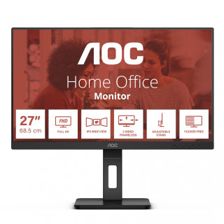 AOC E3 27E3QAF pantalla para PC 68,6 cm (27") 1920 x 1080 Pixeles Negro