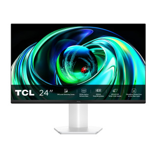 TCL 24G54 pantalla para PC 60,5 cm (23.8") 1920 x 1080 Pixeles Full HD QLED Blanco