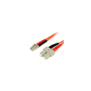 StarTech.com Cable Patch de Fibra Duplex Multimodo 62,5/125 2m LC - SC Naranja