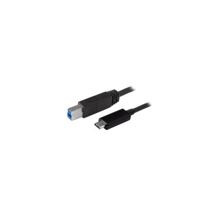 StarTech.com USB31CB1M cable 1m usb 3.1 Gen 2 usb tipo-c a usb tipo-b macho a macho - negro