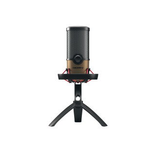 CHERRY UM 9.0 PRO RGB Negro, Cobre Micrófono de superficie para mesa