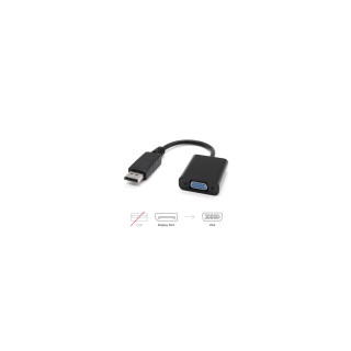 CABLE NANOCABLE CONVERSOR DISPLAYPORT(MACHO) A SVGA (HEMBRA) 15CM 10.16.0602