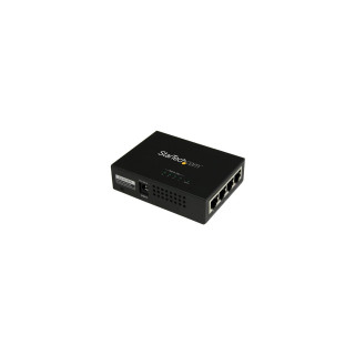 StarTech.com Inyector de Alimentación PoE Power over Ethernet Midspan 4 Puertos Gigabit RJ45 de Pared - 802.3 at af