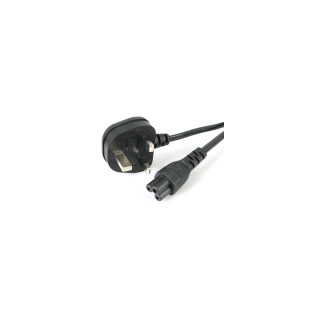 StarTech.com PXTNB3SUK1M Cable de 1m de Alimentación para Ordenador Portátil - Cable Británico BS-1363 a C5 acoplador