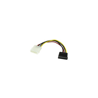 StarTech.com 0065030796330 Cable de Alimentación Adaptador MOLEX 4 Pines a SATA 15 Pines 15 cm