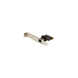 StarTech.com Tarjeta de Red PCI Express Ethernet Gigabit con 1 Puerto RJ45 Chipset Intel i210 - Metalico Negro