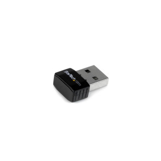 StarTech.com Mini Adaptador de Red Inalámbrico USB 2.0 a Wireless N de 300 Mbps - Wifi Externo 802.11n 2T2R negro