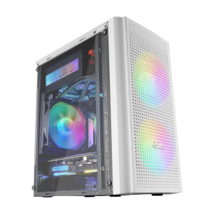Tower Mars Gaming RGB Micro ATX Blanco
