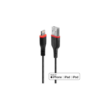 Lindy 31291 cable de conector Lightning 1 m Negro