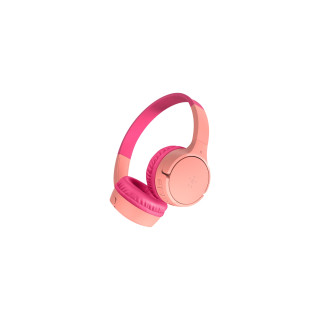 Belkin SoundForm Mini Auriculares Inalámbrico Diadema Llamadas/Música USB Tipo C Rosa