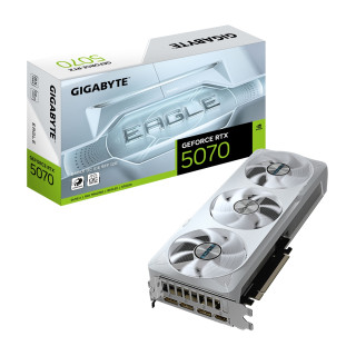 GIGABYTE GeForce RTX 5070 EAGLE OC ICE SFF 12G Tarjeta Gráfica - 12GB GDDR7, 192 bits, PCI-E 5.0, XXXX MHz Core Clock,…