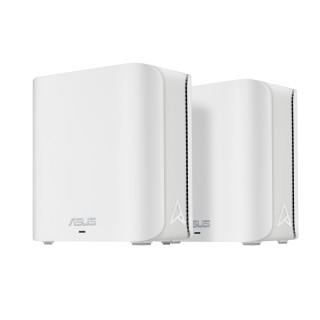 ASUS ZenWiFi BD4 (2-pack EU+UK) Doble banda (2,4 GHz / 5 GHz) Wi-Fi 7 (802.11be) Blanco Interno