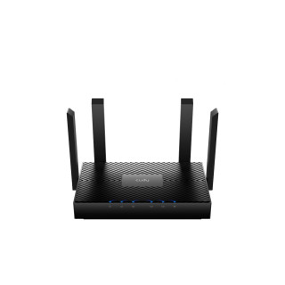 Cudy WR3000 router inalámbrico Gigabit Ethernet Doble banda (2,4 GHz / 5 GHz) Negro
